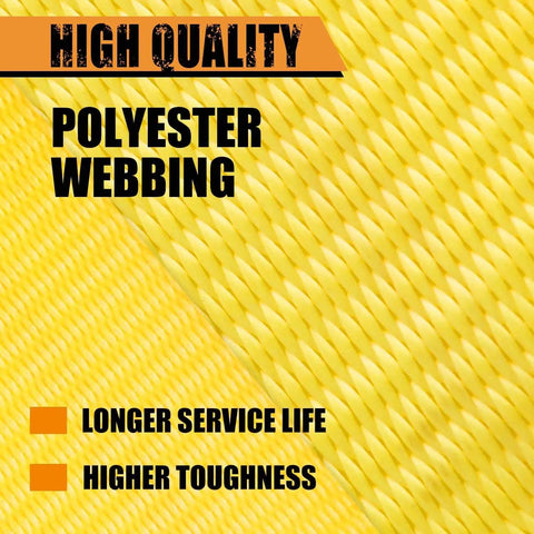 High quality polyester webbing for Heavy Duty Wheel Chock Tie Down Kit With 4,500 Lb Break Strength