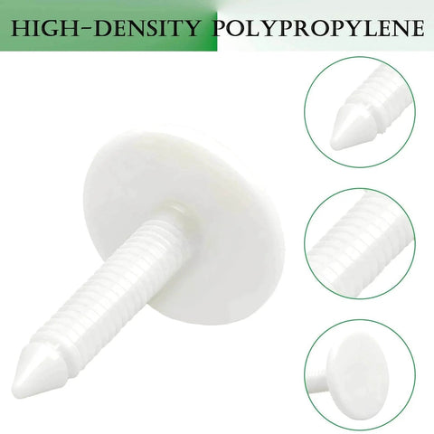 1 3/8 Inch Foundation Pins And Plastic Insulation Masonry Fasteners With Christmas Tree Auto Fasteners, white polypropylene design
