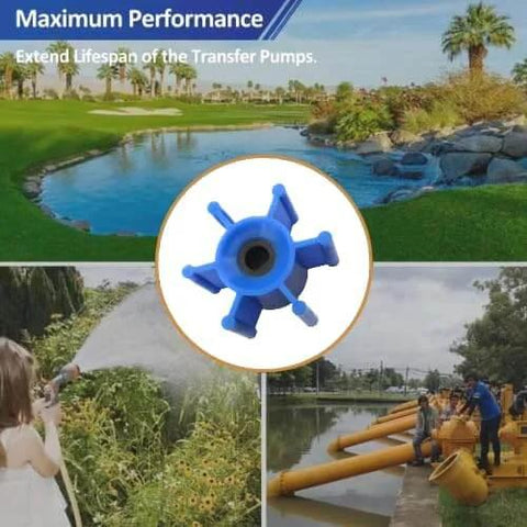 Polyurethane Impeller and O Ring Replacement Kit for Milwaukee M18 Transfer Pumps Replaces 49-16-2771