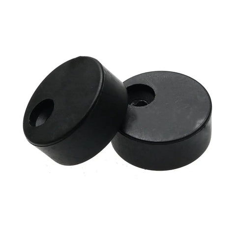 Anti Jump Pad Set For Sliding Barn Door Hardware, POM Material, Durable Under Track Safety Pads, 9mm Thick By 22mm Diameter