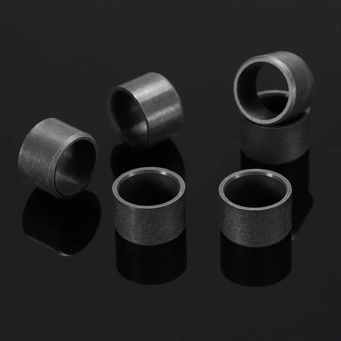 Eight Pack POM Sleeve Bearings With ID 10mm OD 12mm And Length 8mm Oilless Wrapped Bushings Black Self Lubricating Plastic Bearings