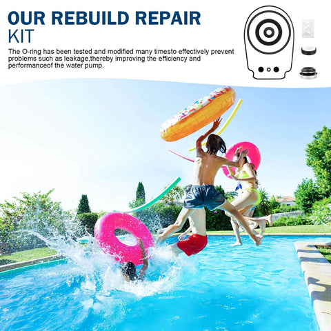 All-In-One O-Ring Rebuild Repair Kit For Whisperflo IntelliFlo Pool Pumps Built 2008 And Later Including Seal Gasket
