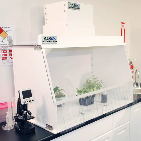 30 Inch Wide Portable Laminar Flow Hood Lab Grade for Medical and Laboratory Use with Positive Pressure ISO Class 5 Cleanroom