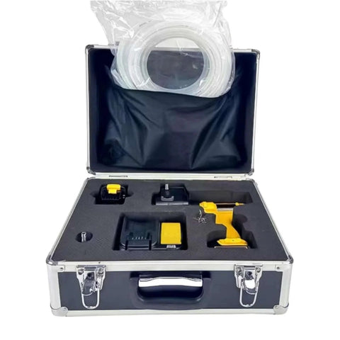 High Flow Dispensing Rechargeable Battery Peristaltic Pump Liquid Sampler for Outside 8m Suction in carrying case