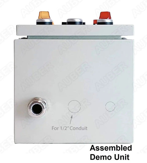 Powder Coating Oven Controller Kit 240V 30A 7200W assembled demo unit with connection ports for North American ovens