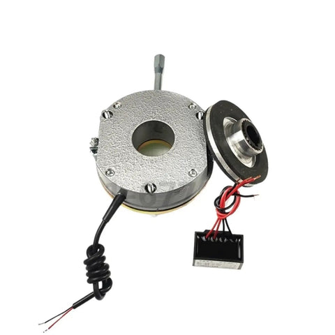 Power-off electromagnetic brake for DC 99V systems delivers 15 Nm holding torque at 50W, shaft D24.8mm, OD 128.5mm