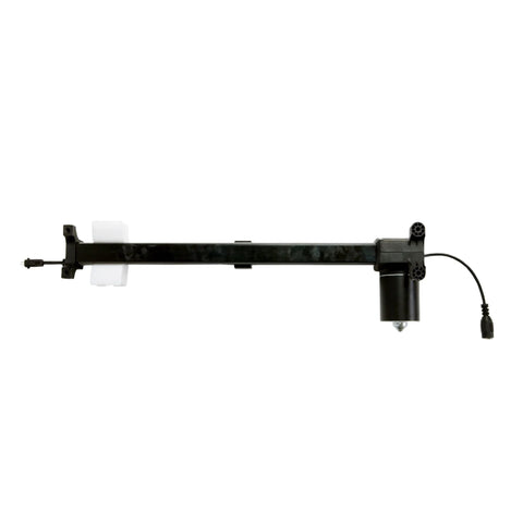 Linear actuator for power recliner chair, KDPT007-10 model, black housing with long metal rod and power cord