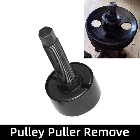 Power Steering Pump Pulley Puller Remove Install Tool Compatible with Ford GM Volkswagen Chrysler Vehicles on white background