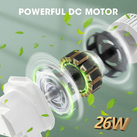 Powerful DC motor of a 120 CFM Bathroom Exhaust Fan With Light Ultra Quiet 1.0 Sones Ceiling Mount Ventilation