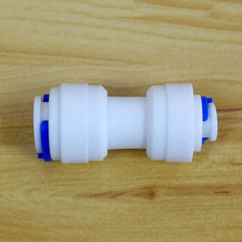 Durable PP Quick Straight Push Connector Kit Five Pack One Quarter Inch To Three Eighths Inch OD Water Tube Fittings for RO systems
