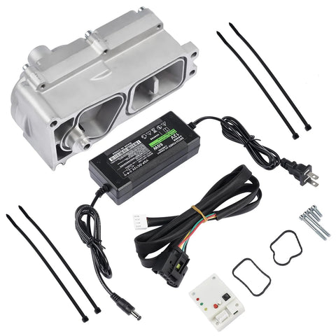 Koomaha 6.7 Cummins HE300VG turbo actuator replacement kit with control module, wiring harness, gaskets, screws.