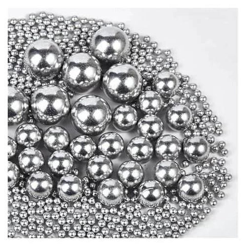500pcs Precision Aluminum Balls Diameter 4mm Solid Smooth Ball Spherical Bead(4.0mm - 500pcs) shown in metallic array
