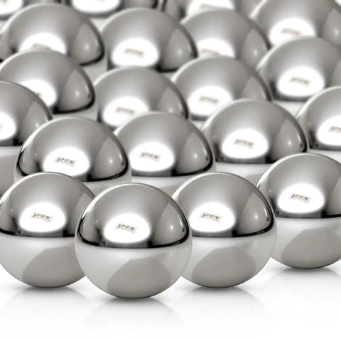 25-Piece Precision Chrome Steel Bearing Balls G25 PGN In Three-Quarters Inch Diameter ISO 9001:2008 Certified for Heavy-Duty Use