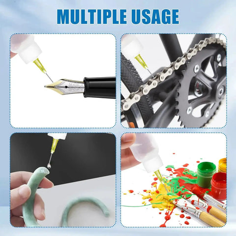 30ml Glue Precision Tip Applicator Bottle With Needle Tip Squeeze Bottle And Interchangeable Pro Grade 14ga 16ga 18ga 20ga 25ga Blunt Needles Oiler And Storage Caps For Precise Adhesive Dispensing By Ehoycq used for various applications.