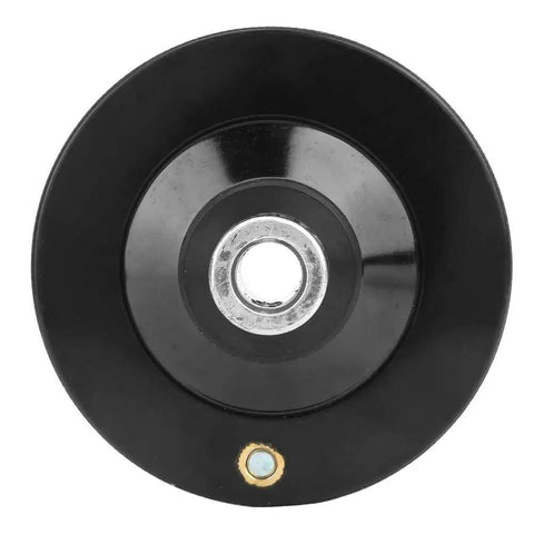 Front view of Precision Milling Hand Wheel 10x80mm with Scale for lathe milling machines and grinders, black Bakelite material