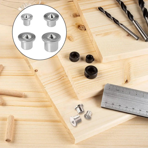 Twenty Piece Panel Furniture Positioning Dowel Pin Kit For Cabinets And Woodworking Includes 1/4 5/16 3/8 And 1/2 Inch Round Pins
