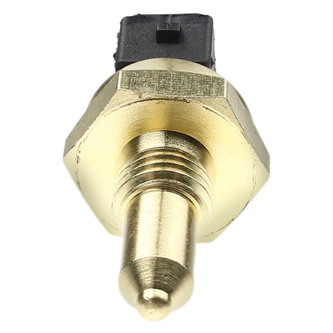 A-Premium coolant temperature sensor, brass body with black connector, automotive part