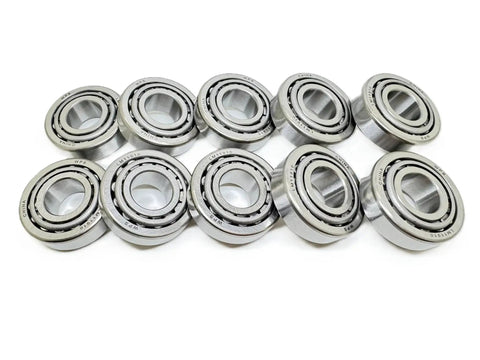 Premium Trailer Hub Wheel Bearing Set Ten Pack LM11949 LM11910 0.75 Inch Inner Diameter And 1.781 Inch Outer Diameter Beefy Heavy Duty Bearings For Trailers And Agricultural Equipment WPS Brand.