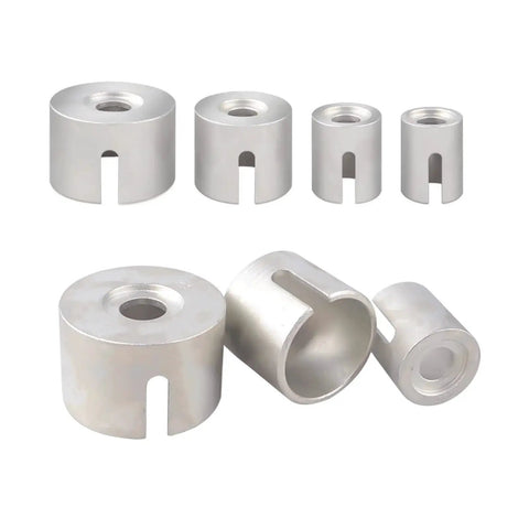27 Piece Universal Press And Pull Sleeve Kit For Bearing Removal And Installation Tool Set showing various steel sleeves
