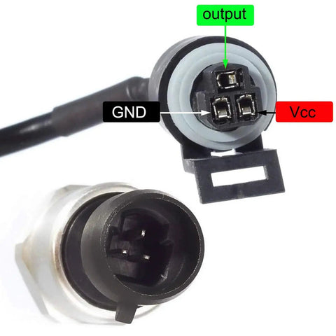 Close-up view of connector harness kit for 0 To 100 Psi Pressure Transducer Sensor With 316 Stainless Steel Body One Eighth Inch NPT