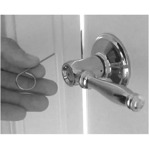 Interior privacy door key pin set in a 5 pack restores quick privacy for interior doors with easy replacement pins shown near doorknob.