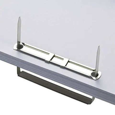 Prong Paper Fasteners For Easy File Modifications With Two Inch Capacity And Two And Three Quarters Inch Base Bright Silver Finish