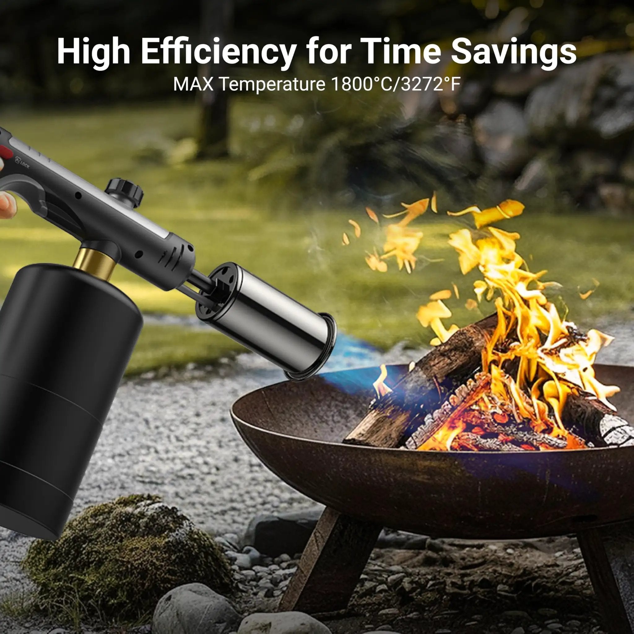 特撮 torch Propane Kitchen Torch With One Touch Max Fire Safety L