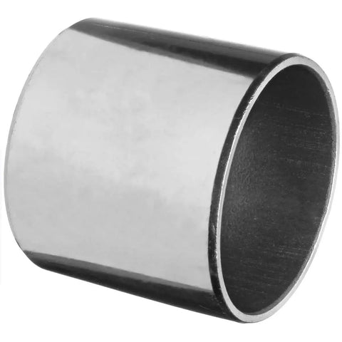 PTFE Lined Steel Sleeve Bearing Cylindrical Bushing With 2 Inch Inner Diameter And 2-3/16 Inch Outer Diameter, 2 Inch Long