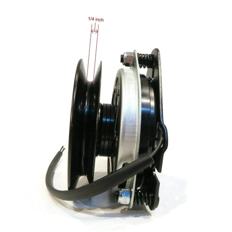 Side view of PTO Clutch CCW for Ogura GT1A-EH01, GT1AEH01, GT1A-EH01V, GT1AEH01V, 53462700 with visible pulley and wiring.