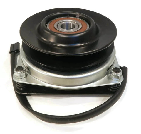 PTO Clutch Counter Clockwise (CCW) with 1" Crankshaft, 5 5/16" Pulley Diameter, showing front view with preinstalled keyway.
