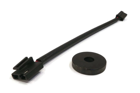 PTO Clutch with Wire Harness for Hustler FasTrak with 54" Deck 928291, 928502, showing wire harness and pulley component