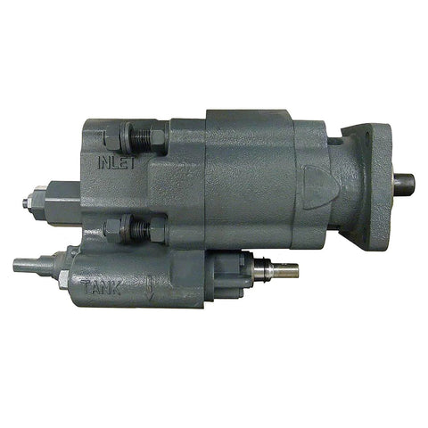 PTO Dump Pump Hydraulic Gear Pump C102 Series 49 GPM @ 1800 RPM, 3000 PSI Direct Mount, replacement for Parker, side view