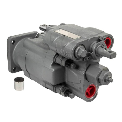 Side view of PTO Dump Pump Hydraulic Gear Pump C102 Series 49 GPM @ 1800 RPM, 3000 PSI Direct Mount Replaces Parker Muncie Permco Chelsea