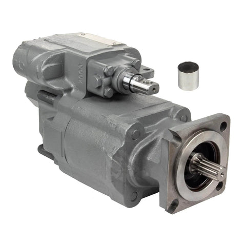 PTO Dump Pump Hydraulic Gear Pump C102 Series close-up, 49 GPM @ 1800 RPM, 3000 PSI, direct mount with input shaft visible