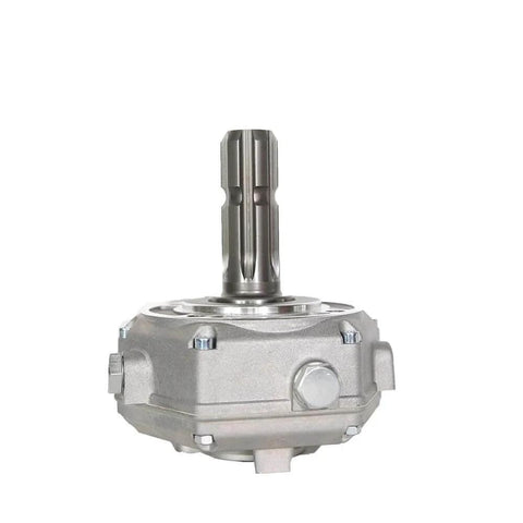 Speed Increaser PTO Gearbox Group 2 Type KM6001-6A PTO Reverser, steel shaft, front view