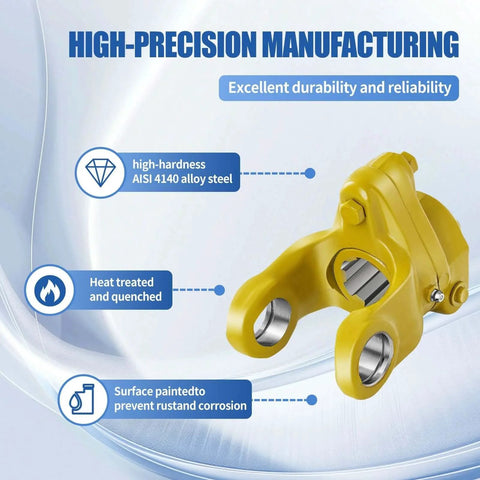1-3/8" 6 Spline Torque Nm 1400,PTO Yoke Shear Bolt Torque Limiter made from AISI 4140 alloy steel with corrosion protection