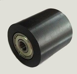 PU5x30x30ZZ Shielded Bearing with Black Polyurethane Tire 5x30x30mm - VXB Ball Bearings