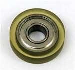 PU6X40X10ZZ Polyurethane Rubber Bearing with tire 6x40x10mm Shielded Miniature - VXB Ball Bearings