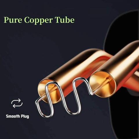 Pure copper tube with coiled wire, highlighting smooth plug feature, compatible with All In One 220W Plastic Welder Kit With 150W Iron.