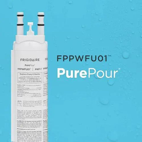 PurePour PWF1 Refrigerator Water Filter Replacement For Clean Tasting Water Reduces Common Contaminants NSF WQA Certified