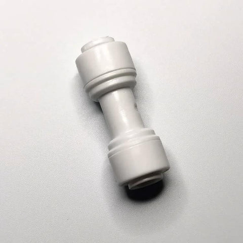 One Quarter Inch Push Fit Straight Union Quick Connect For RO Water Systems, DIY Friendly, No Tools Tubing Adapter, Easy Install