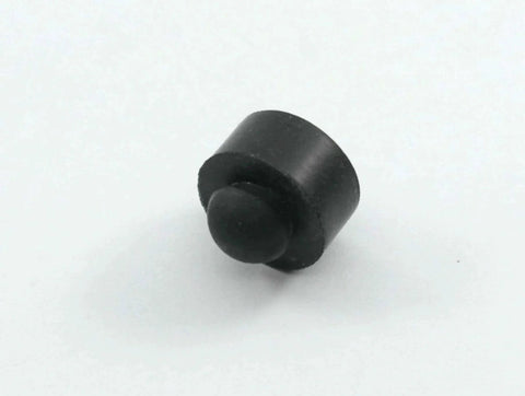 Push In Rubber Bumper With Tight Grip Stem Fits Quarter Inch Hole For Use In One Sixteenth Inch Panel Thickness Half Inch Diameter
