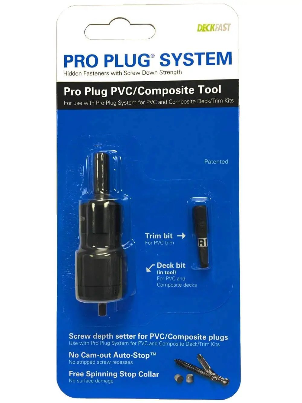 PVC Decking Driver Tool With Auto Stop For Pro Plug Sy...