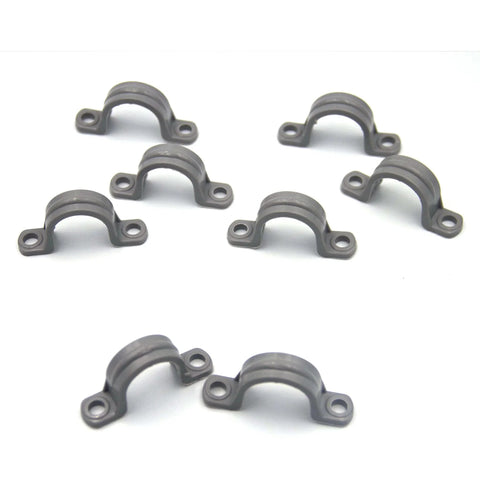 12 Pack Three Quarter Inch PVC Pipe Straps With Two Holes Plastic Conduit Strap For PVC Pipes Conduit UL Listed Durable