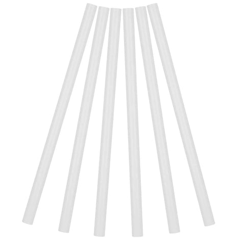 Six Piece Set Of Half Inch Schedule 40 PVC Pipe 17 Inch Length White For Indoor Outdoor DIY Projects Greenhouse Garden Farm Workshop