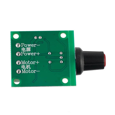 Low Voltage DC Motor Speed Controller PWM 1.8v 3v 5v 6v 12v 2A 30W Adjustable Driver Switch 1803BK 1803B pack of 2