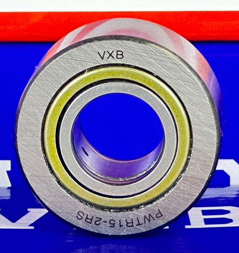 PWTR15-2RS-XL Track Rollers Bearing Cam Follower with Cylindrical Roller Set with 2 rubber seal - VXB Ball Bearings