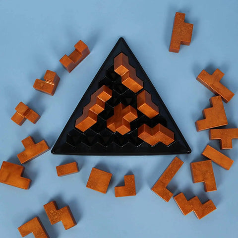 Pyramid Resin Puzzle Molds 2 Pack Silicone Mold For Epoxy Resin Casting And DIY Crafts Durable Flexible Puzzle Silicone Molds