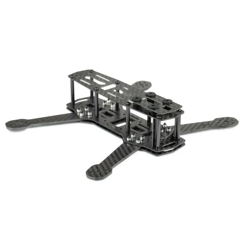 Drone frame with Aluminum Knurled Spacer Standoff M3 X 8mm Pack Of 100 For RC Drones And FPV Quadcopters Black 5mm OD, lightweight, durable.