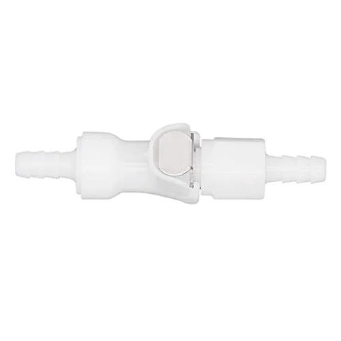 3/8 Inch Quick Connect Hose Fittings With Shut Off Check Valve For Gas, Liquid And Beer Lines, food grade plastic quick disconnect